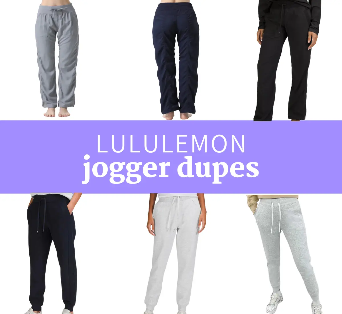 Top 2 best lululemon joggers dupes (from $25)