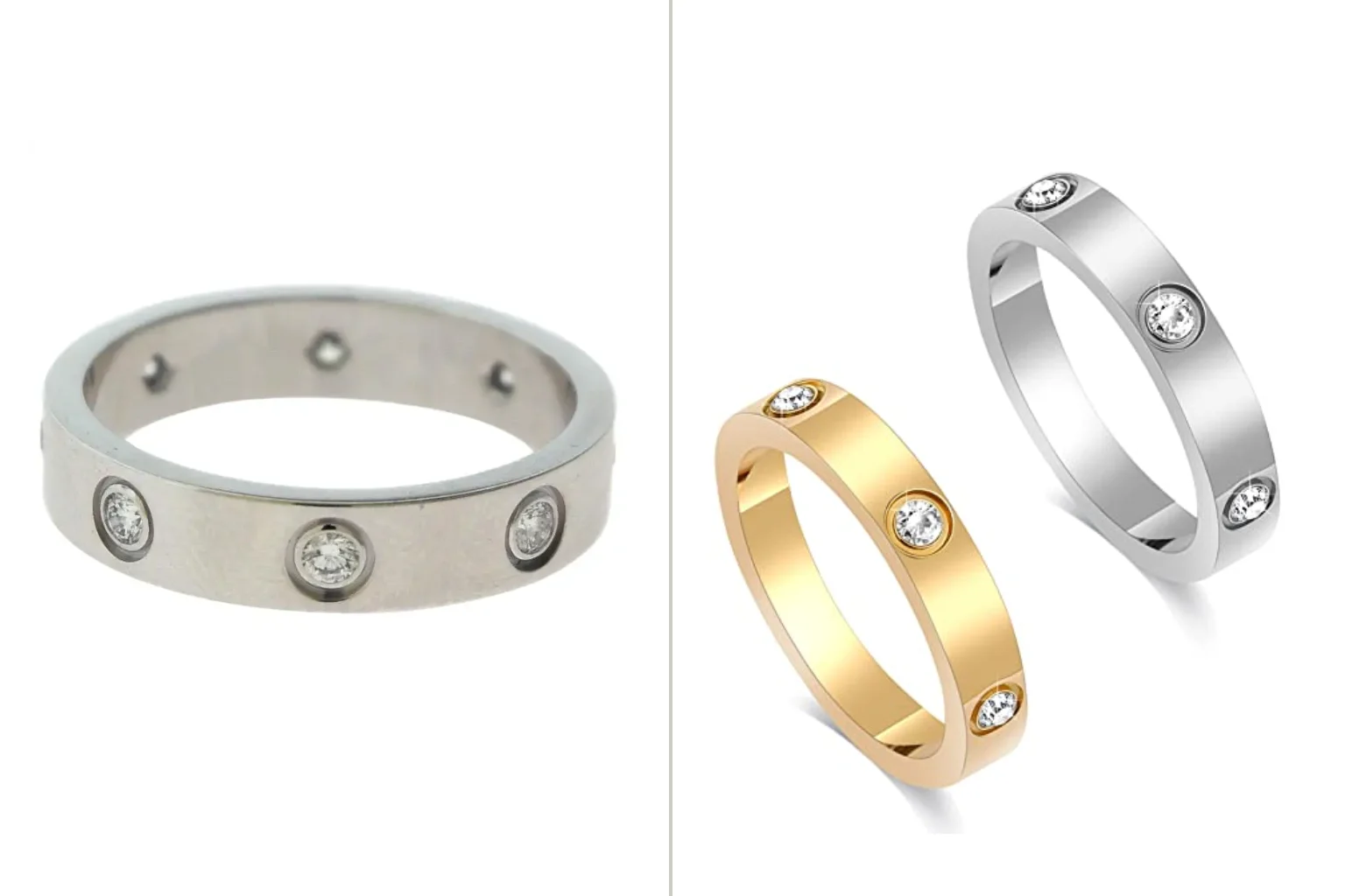 Cartier Love Ring Dupe png