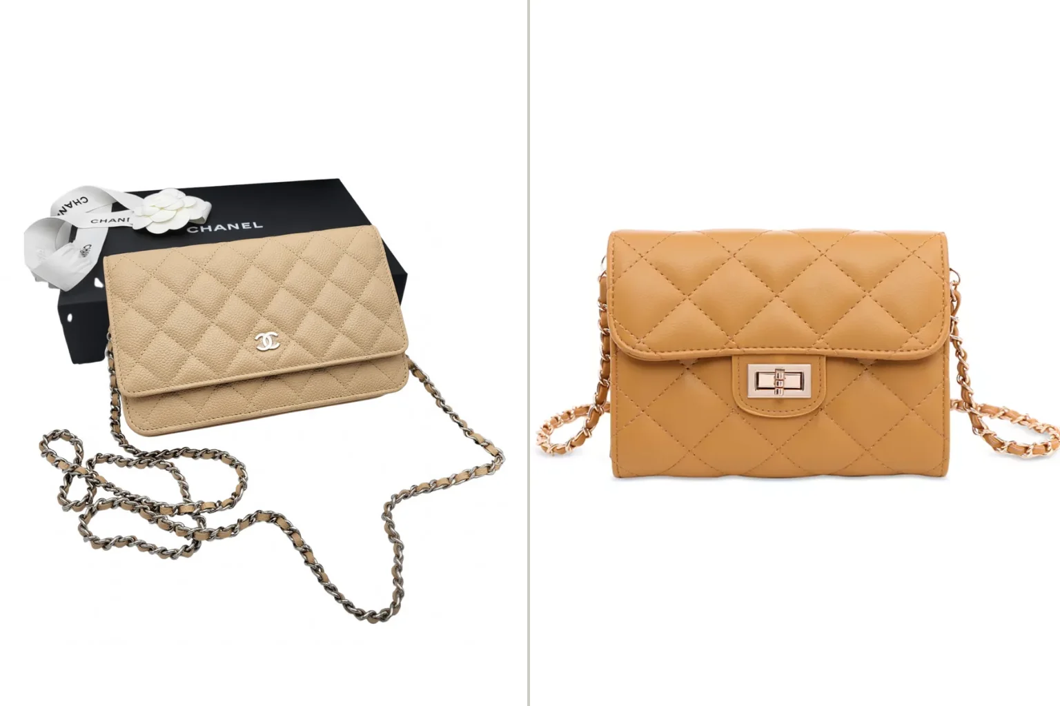 Chanel Wallet on a Chain Dupe png