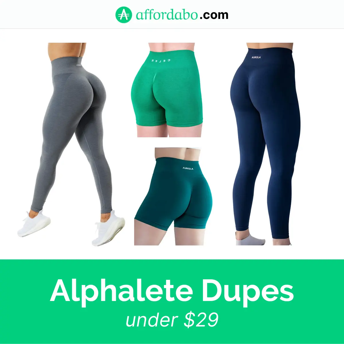 Best alphalete dupes 2023 (amplify leggings, shorts)