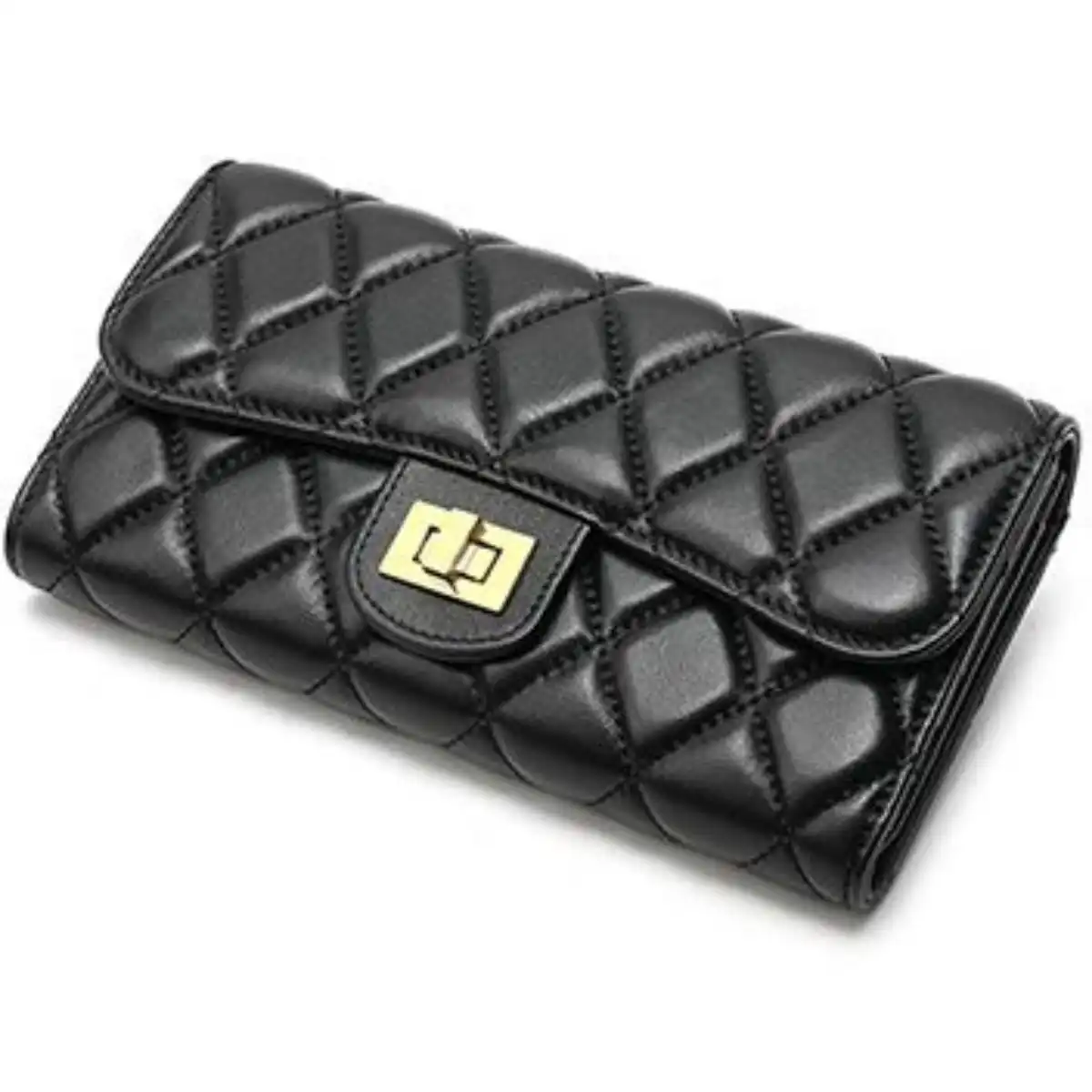 Chanel 2. 55 long flap wallet dupe baginc