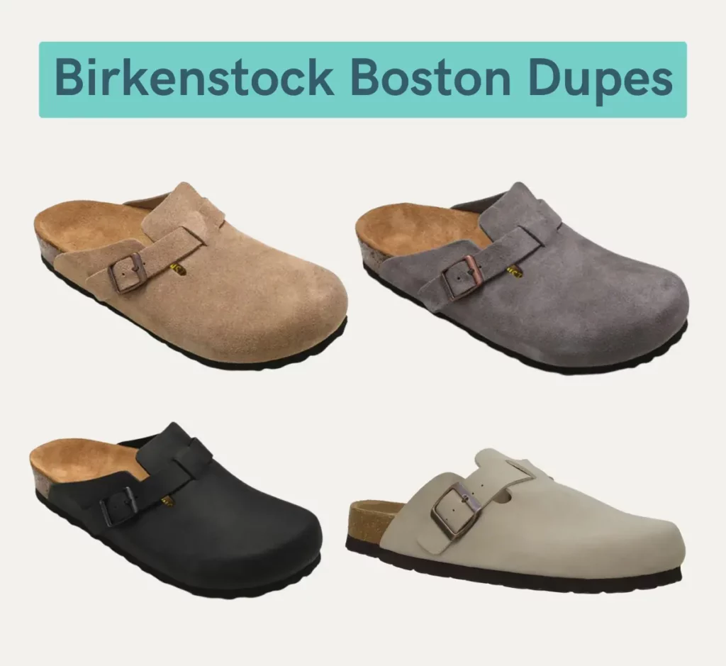 Birkenstock boston clog dupe