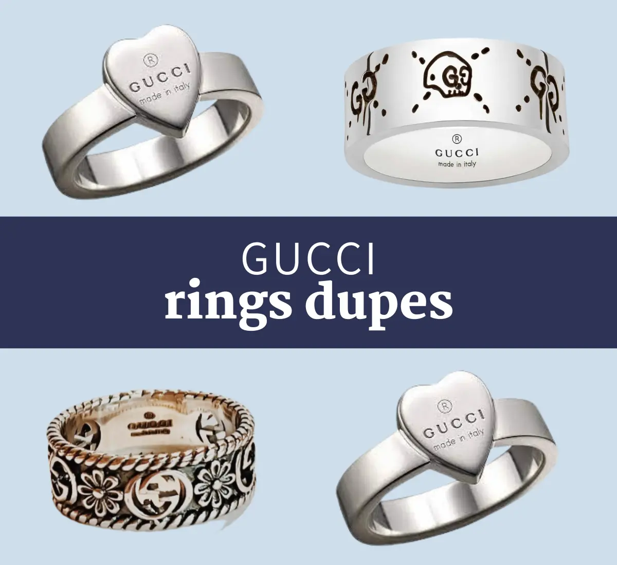 Top 3 best gucci ring dupes 2023 (under $15)