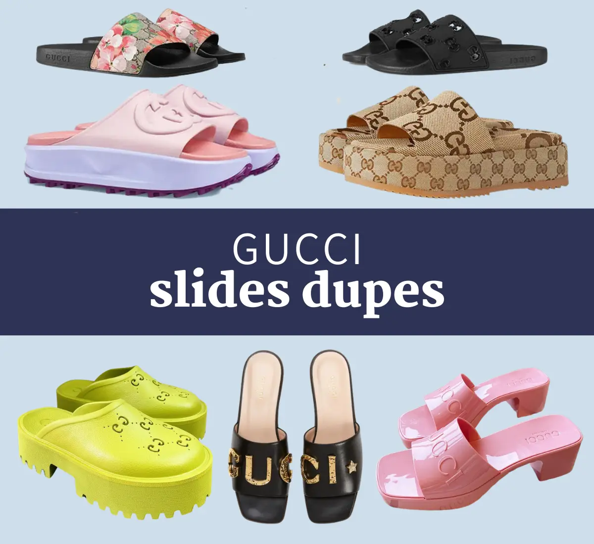 Top 7 best gucci slides dupes 2023 (from $20)