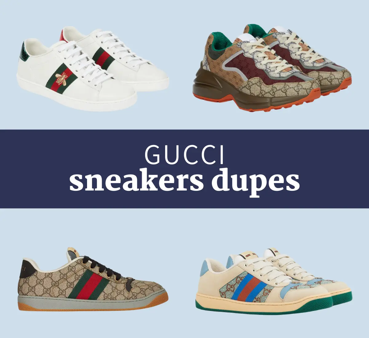 Top 3 best gucci sneakers dupes 2023 (under $100)