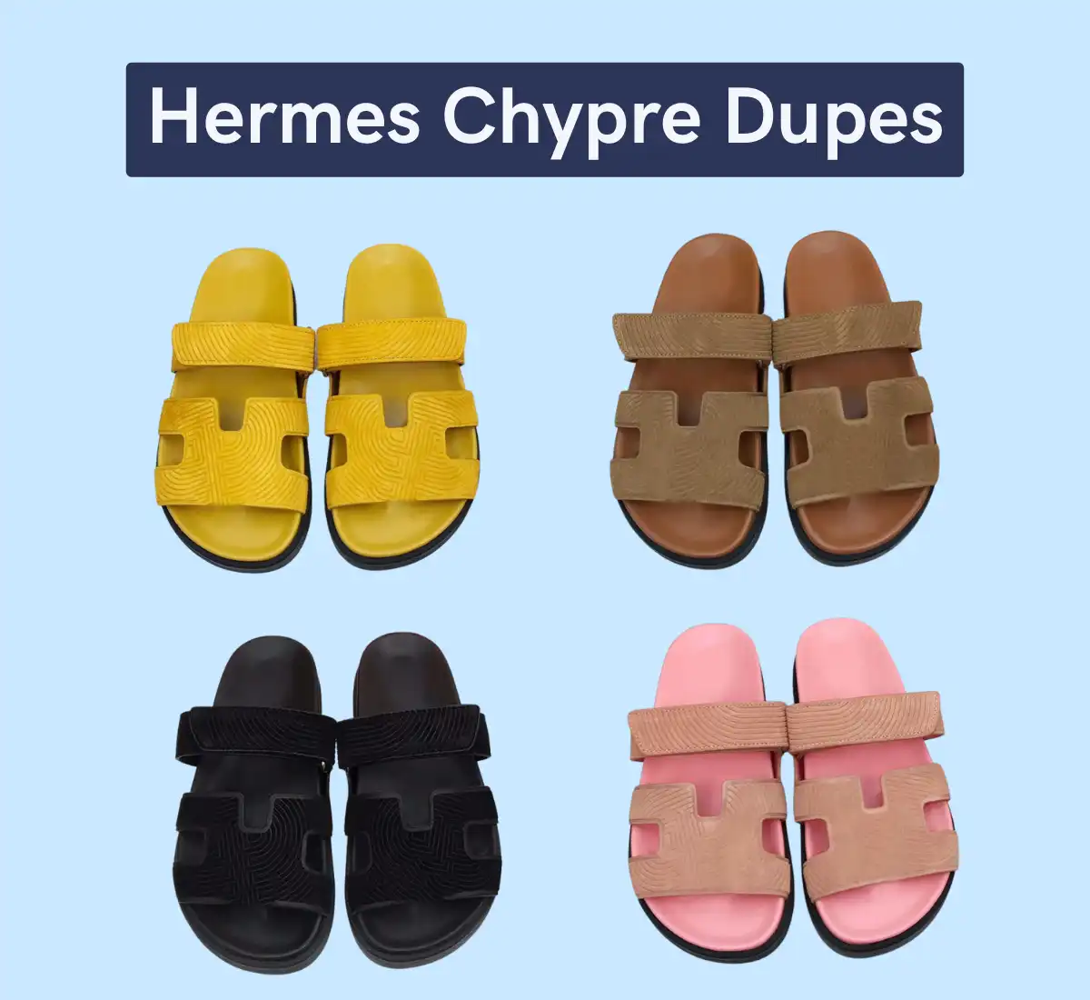 Hermes Chypre Sandals Dupes (From 50)