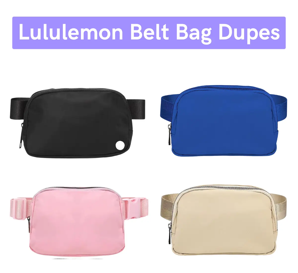 3 best lululemon belt bag dupes (from $9)