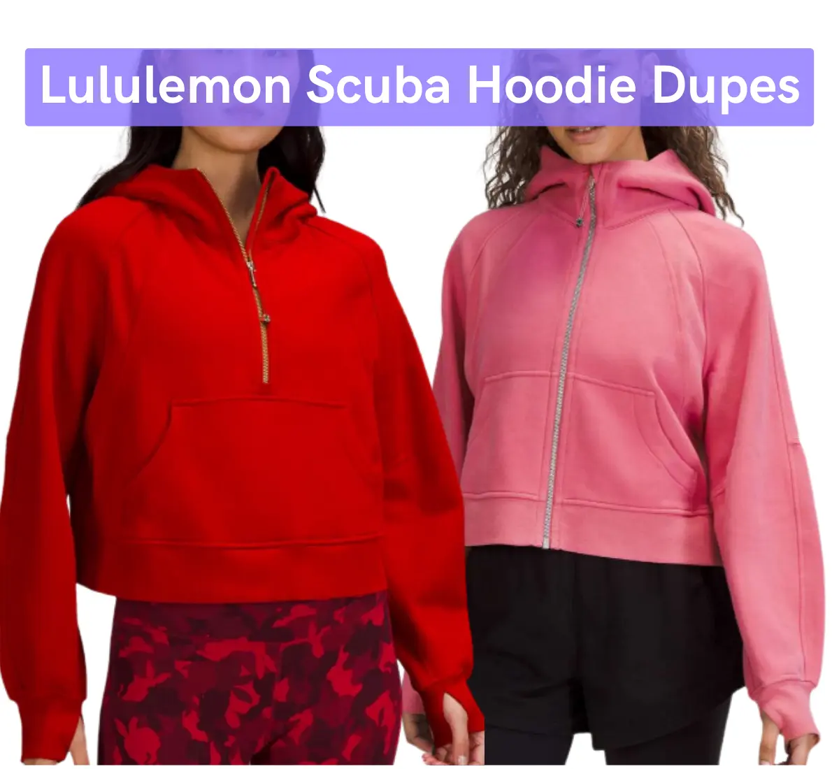The best lululemon scuba hoodie dupes (under $50)