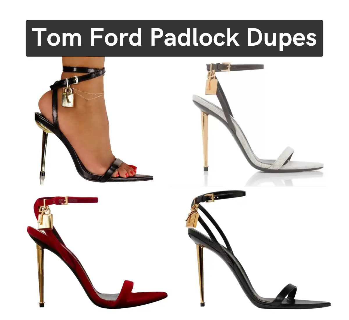 Tom ford padlock heels dupe