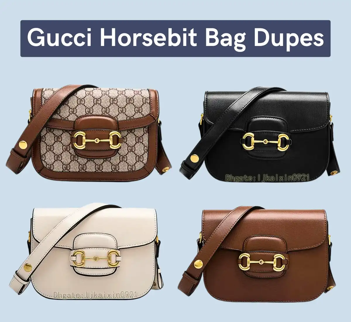Gucci horsebit bag dupe