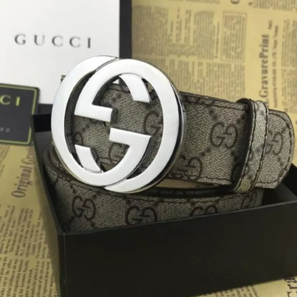 Gucci interlocking belt dupe